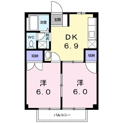 ニューシティ一森　Ⅱ 203【管理NO：1-003603901-02030】 2026年08月上旬入居可能の物件画像
