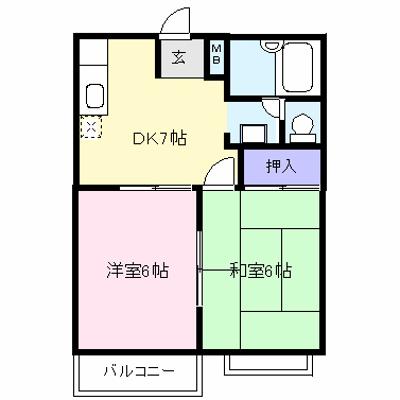 エルディム古沢 101【管理NO：1-001639601-01010】 ★家具家電は申し込み後に搬入します★の物件画像
