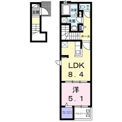 スクエアＩＳ　Ⅴ 205【管理NO：1-026891101-02050】 ★家具家電は申し込み後に搬入します★の物件画像
