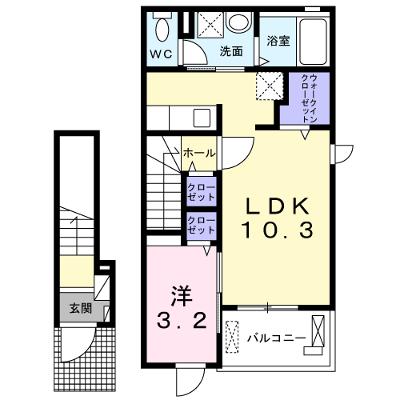 ｍｉｎｅ 205【管理NO：1-027096501-02050】 ★家具家電は申し込み後に搬入します★の物件画像