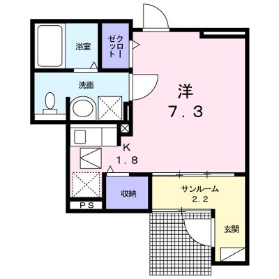 イリーデ 102【管理NO：1-021667401-01020】 ★家具家電は申し込み後に搬入しますの物件画像