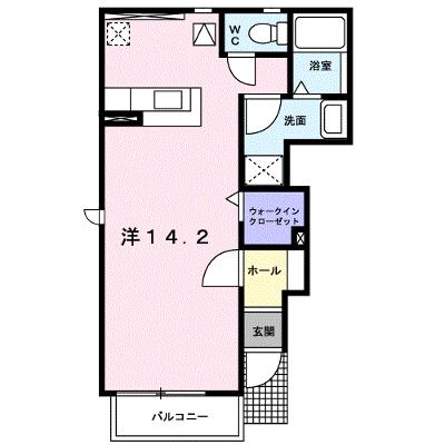 アルバ．Ｓ 101【管理NO：1-011856501-01010】 ★家具家電は申し込み後に搬入します★の物件画像