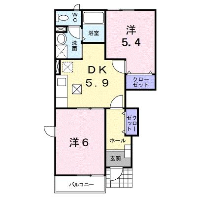 ｓｕｎｒｉｓｅ　ｈｉｌｌ 101【管理NO：1-011682201-01010】 ★家具家電は申し込み後に搬入します★の物件画像