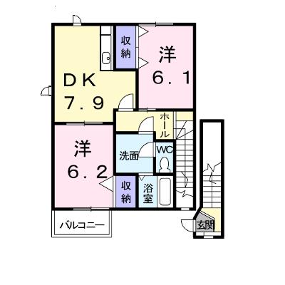 プロムナード 201【管理NO：1-010763301-02010】 ★家具家電は申し込み後に搬入します★の物件画像