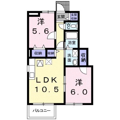 プラーノ杜 103【管理NO：1-010261001-01030】 ★家具家電は申し込み後に搬入しますの物件画像