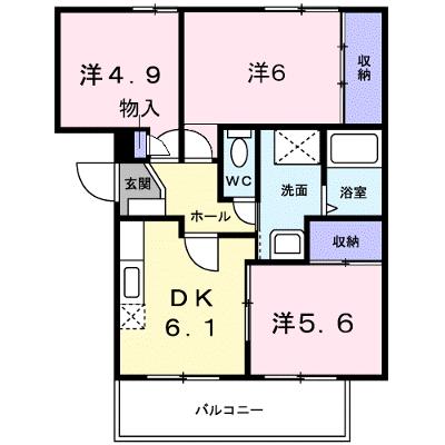 グレース下山 302【管理NO：1-004550601-03020】 ★家具家電は申し込み後に搬入します★の物件画像