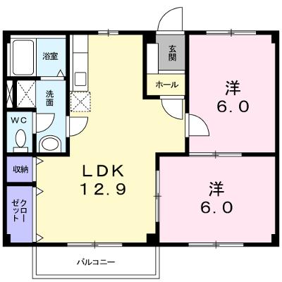 ニューシティ田代 201【管理NO：1-004076701-02010】 ★家具家電は申し込み後に搬入します★ ★2026年10月下旬入居可能★の物件画像