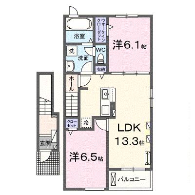 カーサ　みなと 204【管理NO：1-027192301-02040】 ★家具家電は申し込み後に搬入しますの物件画像