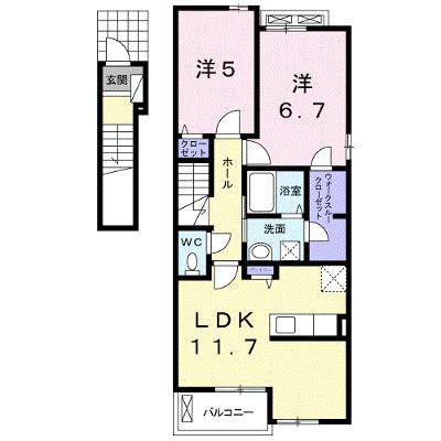 グランブリッサＡ 201【管理NO：1-022524301-02010】 2026年07月中旬入居可能の物件画像