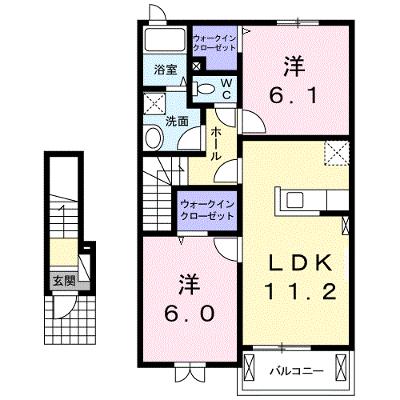 エクセレント　ジールⅥ 204【管理NO：1-022188401-02040】 ★家具家電は申し込み後に搬入します★の物件画像