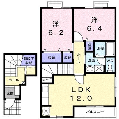 パシオンアミーゴ 203【管理NO：1-011760801-02030】 ★家具家電は申し込み後に搬入します★の物件画像