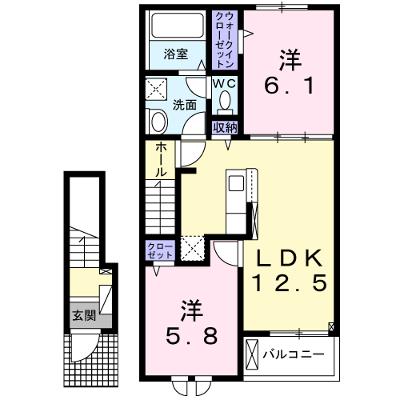 Ｓｕｎ・ａｉｒｙ大木戸Ａ 203【管理NO：1-026766801-02030】 ★家具家電は申し込み後に搬入します★の物件画像