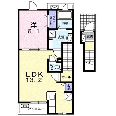 コンフォート　アライブⅤ 204【管理NO：1-026661301-02040】 ★家具家電は申し込み後に搬入します★ ★2026年08月中旬入居可能★の物件画像