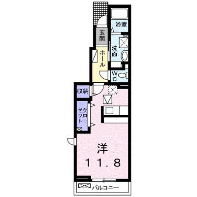 ヴィラ・ポラリスⅡ 104【管理NO：1-025003002-01040】 ★家具家電は申し込み後に搬入します★の物件画像