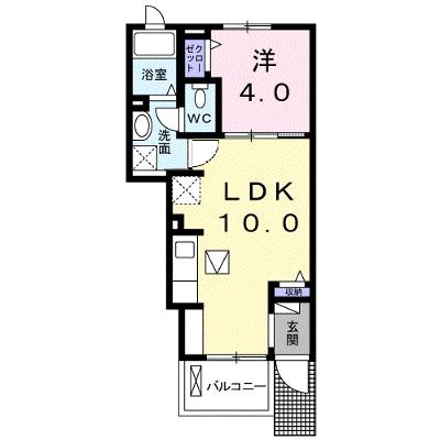 ヴィラ　クレールⅣ 102【管理NO：1-024126301-01020】 ★家具家電は申し込み後に搬入します★の物件画像