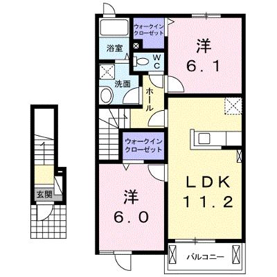 ヴューテラス　リオ　Ｃ 203【管理NO：1-022614703-02030】 ★家具家電は申し込み後に搬入します★の物件画像