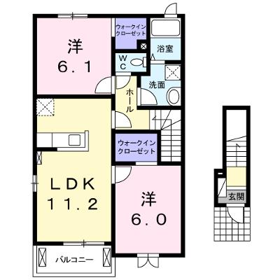 サニー鎗町Ⅵ 201【管理NO：1-020159301-02010】 ★家具家電は申し込み後に搬入します★の物件画像