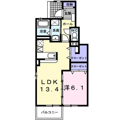 モ・メゾンＷ 102【管理NO：1-014674302-01020】 ★家具家電は申し込み後に搬入します★の物件画像