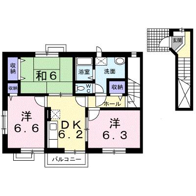 モ・メゾンＡ 202【管理NO：1-012757801-02020】 ★家具家電は申し込み後に搬入します★の物件画像