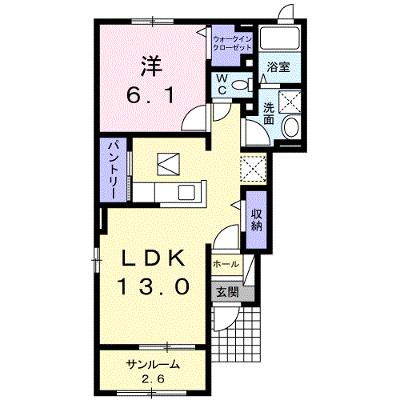 エテ・クオーレ 101【管理NO：1-022746901-01010】 ★家具家電は申し込み後に搬入します★の物件画像