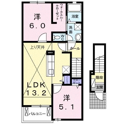 ＯＨＡＮＡ　Ⅳ 203【管理NO：1-022290604-02030】 ★家具家電は申し込み後に搬入しますの物件画像