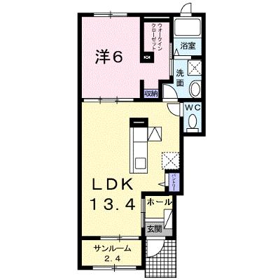 ＯＨＡＮＡ　Ⅲ 103【管理NO：1-022290603-01030】 ★家具家電は申し込み後に搬入しますの物件画像