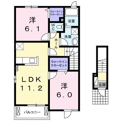 カフキーノ　ウェスト 201【管理NO：1-021854001-02010】 ★家具家電は申し込み後に搬入しますの物件画像
