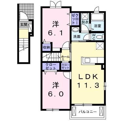 ラーク　フィールドⅣ 201【管理NO：1-021656002-02010】 ★家具家電は申し込み後に搬入します★の物件画像