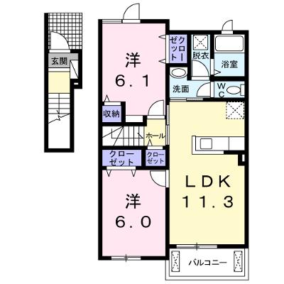 ラーク　フィールドⅠ 202【管理NO：1-021049101-02020】 ★家具家電は申し込み後に搬入します★の物件画像