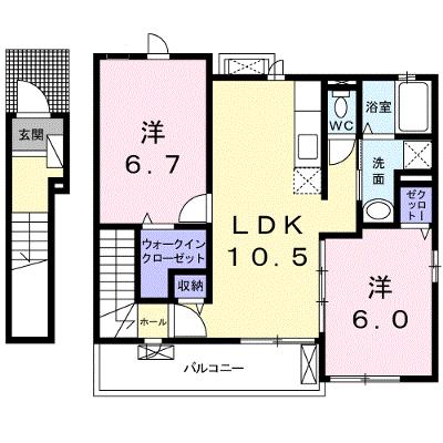 アルカンシエルすいせん 201【管理NO：1-018998304-02010】 ★家具家電は申し込み後に搬入します★の物件画像