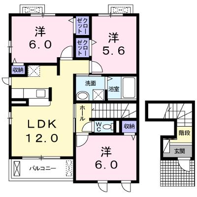 アルカンシエルさくら 201【管理NO：1-018998301-02010】 ★家具家電は申し込み後に搬入します★の物件画像