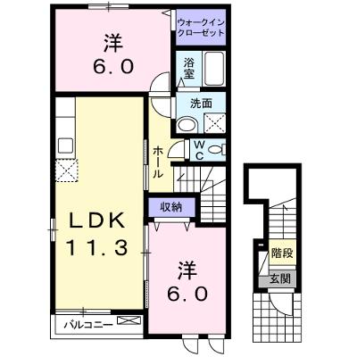 メープルツリー 201【管理NO：1-016933001-02010】 ★家具家電は申し込み後に搬入します★の物件画像