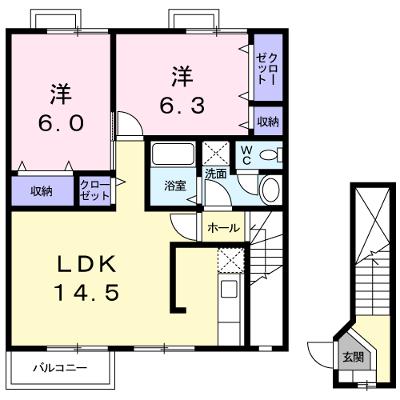 ガーデン・オブ・プリムローズＢ 202【管理NO：1-013214702-02020】 ★家具家電は申し込み後に搬入します★の物件画像