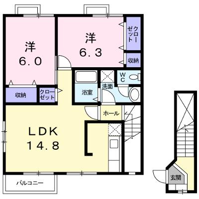 ガーデン・オブ・プリムローズＢ 201【管理NO：1-013214702-02010】 ★家具家電は申し込み後に搬入します★の物件画像