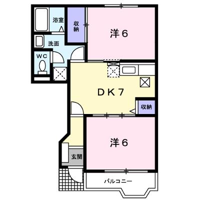 オクトパスガーデン 103【管理NO：1-007481701-01030】 ★家具家電は申し込み後に搬入します★の物件画像