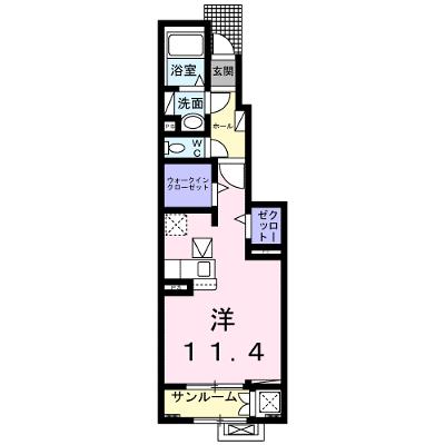 カーサ・ミヤノウラ 105【管理NO：1-026741801-01050】 ★家具家電は申し込み後に搬入します 2026年08月上旬入居可能の物件画像