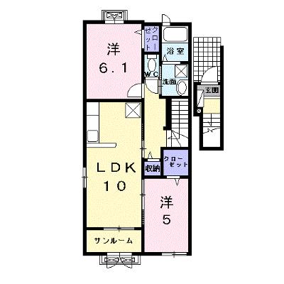 シュガー　ムーン 203【管理NO：1-023906901-02030】 ★家具家電は申し込み後に搬入します 2026年07月中旬入居可能の物件画像