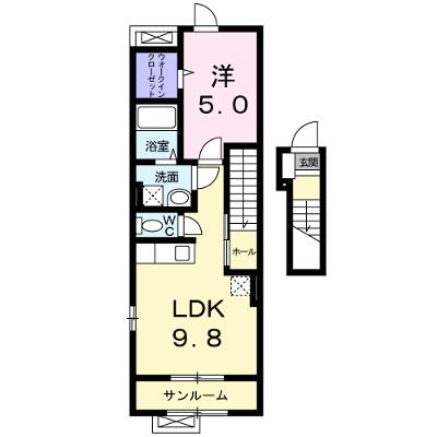 ビ・フォーチュン 202【管理NO：1-023428901-02020】 ★家具家電は申し込み後に搬入しますの物件画像