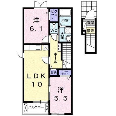 プロムナードＨ．Ｓ 204【管理NO：1-015906301-02040】 ★家具家電は申し込み後に搬入しますの物件画像