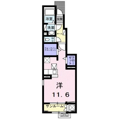 シャルマン天童Ⅰ 104【管理NO：1-027790901-01040】 ★家具家電は申し込み後に搬入します★の物件画像