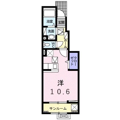 マリノア 104【管理NO：1-028542801-01040】 ★家具家電は申し込み後に搬入しますの物件画像