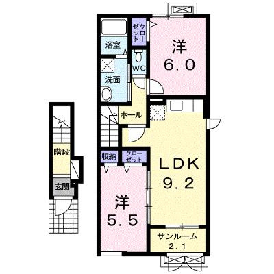 クヴェレ 204【管理NO：1-017449201-02040】 ★家具家電は申し込み後に搬入しますの物件画像