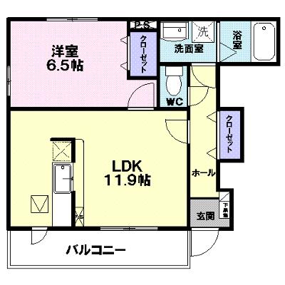 メゾン・ボヌール 101【管理NO：1-014920201-01010】 ★家具家電は申し込み後に搬入しますの物件画像