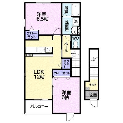 パルテール　ヒルズ 201【管理NO：1-013677301-02010】 ★家具家電は申し込み後に搬入しますの物件画像