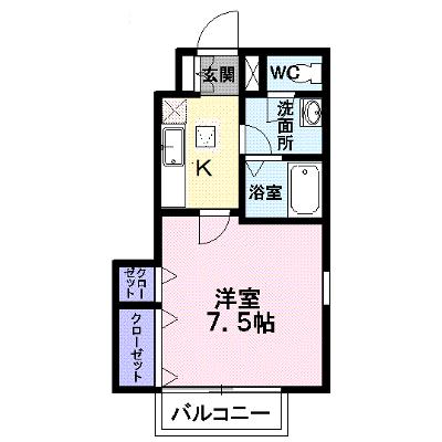 ベルーナ　Ⅰ 101【管理NO：1-013103201-01010】 ★家具家電は申し込み後に搬入しますの物件画像