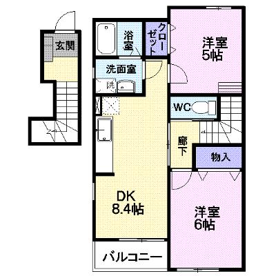 ヒナロードＳ 202【管理NO：1-012427502-02020】 ★家具家電は申し込み後に搬入しますの物件画像