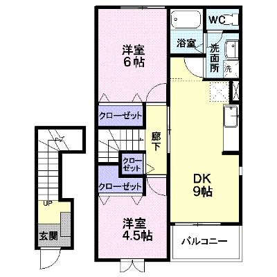 プリマベーラ 204【管理NO：1-010249701-02040】 ★家具家電は申し込み後に搬入しますの物件画像