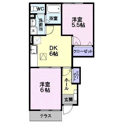 プリマベーラ 102【管理NO：1-010249701-01020】 ★家具家電は申し込み後に搬入します★の物件画像