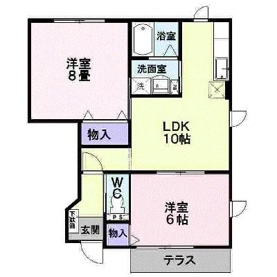 シュガーヒルズＡ 103【管理NO：1-009763801-01030】 ★家具家電は申し込み後に搬入しますの物件画像