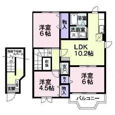 ハピネスヴィレッヂＡ 203【管理NO：1-007918601-02030】 ★家具家電は申し込み後に搬入しますの物件画像